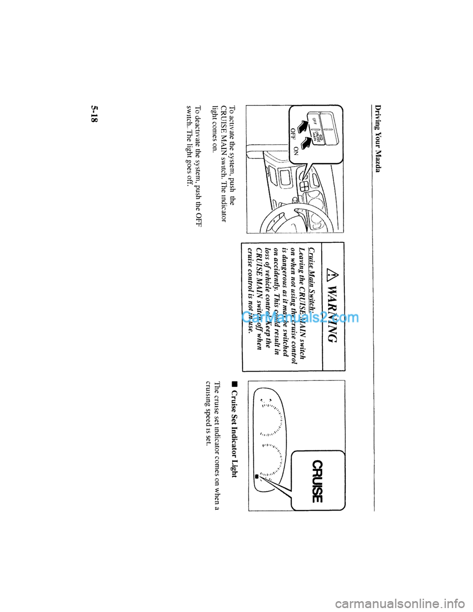 MAZDA MODEL MILLENIA 2001  Owners Manual (in English) 