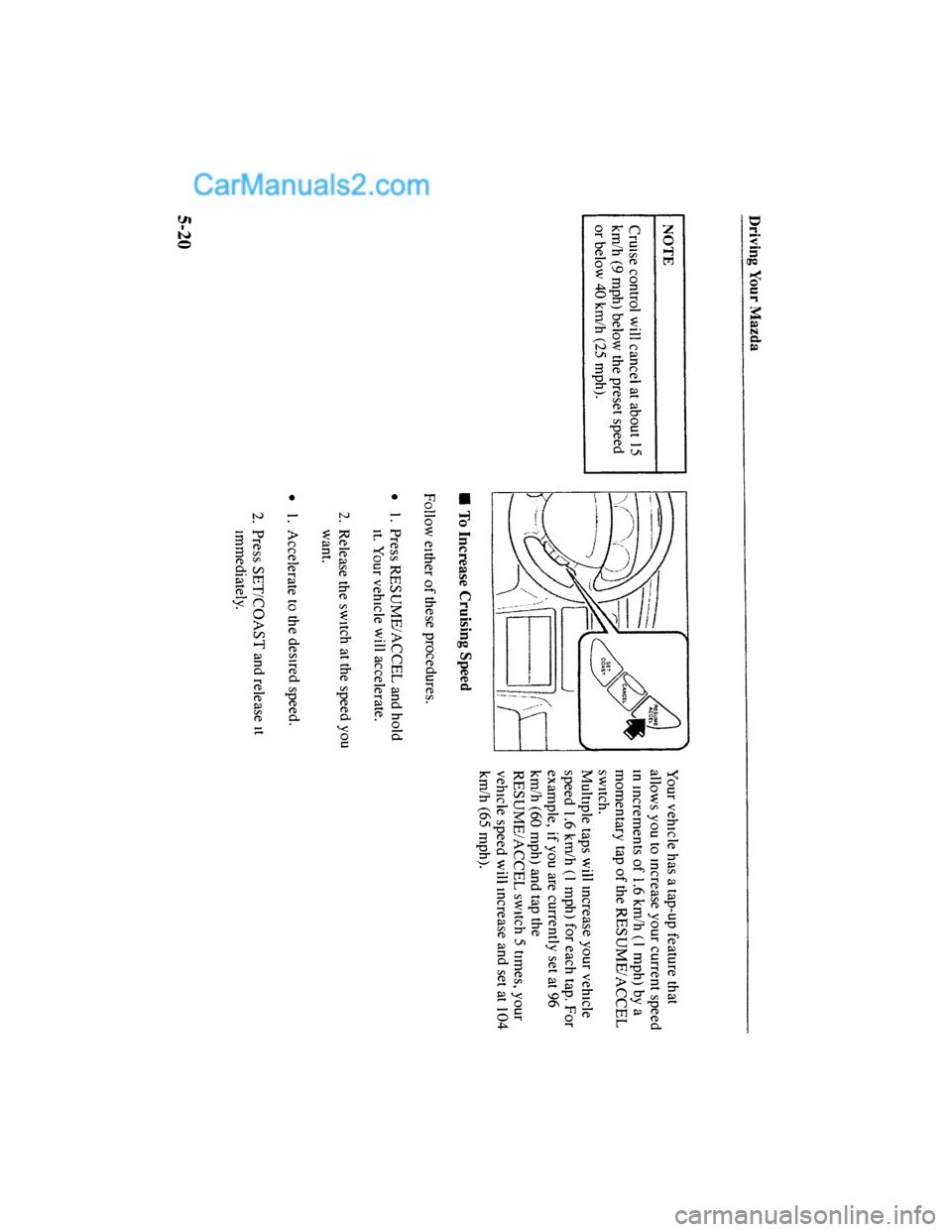 MAZDA MODEL MILLENIA 2001  Owners Manual (in English) 