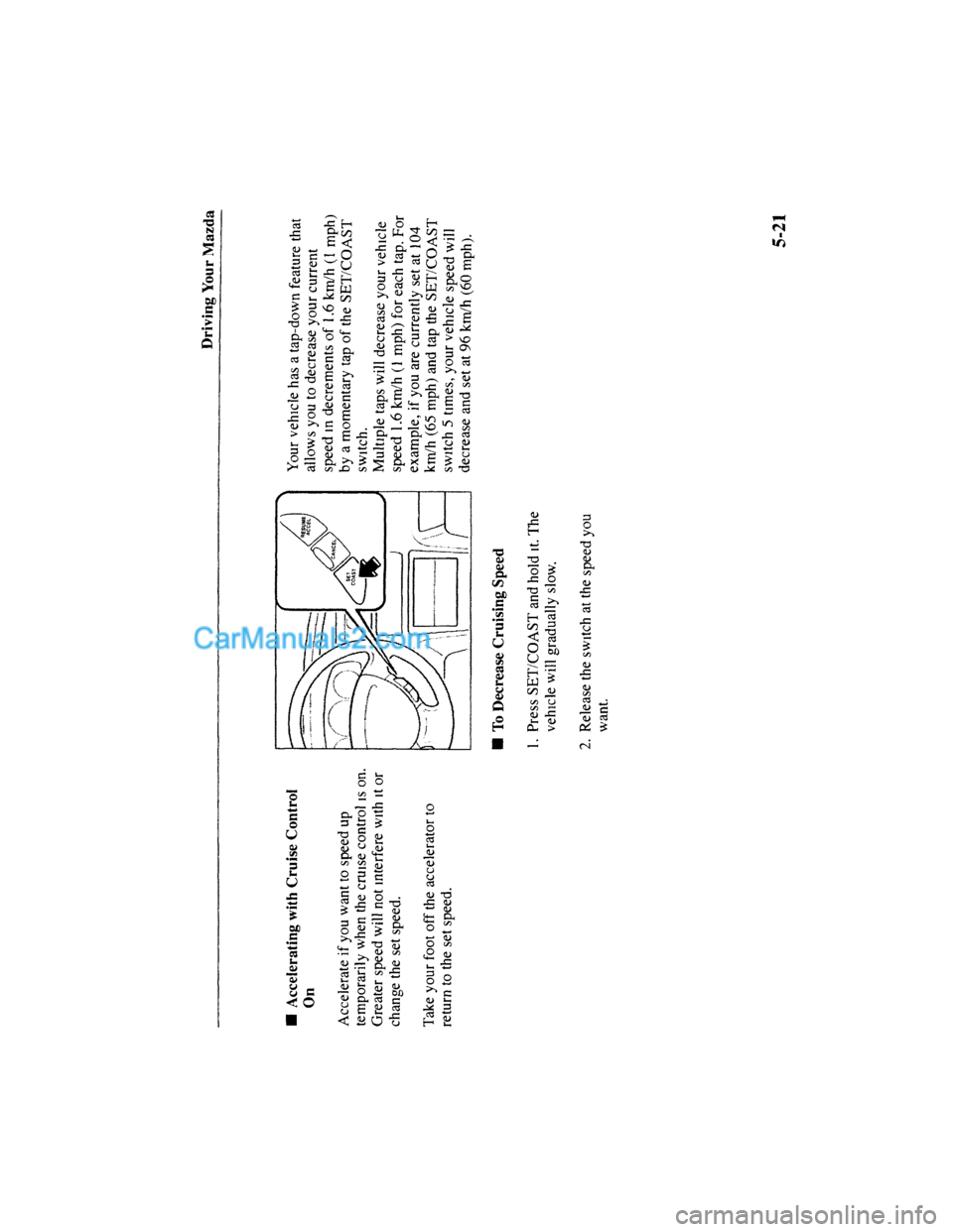 MAZDA MODEL MILLENIA 2001  Owners Manual (in English) 