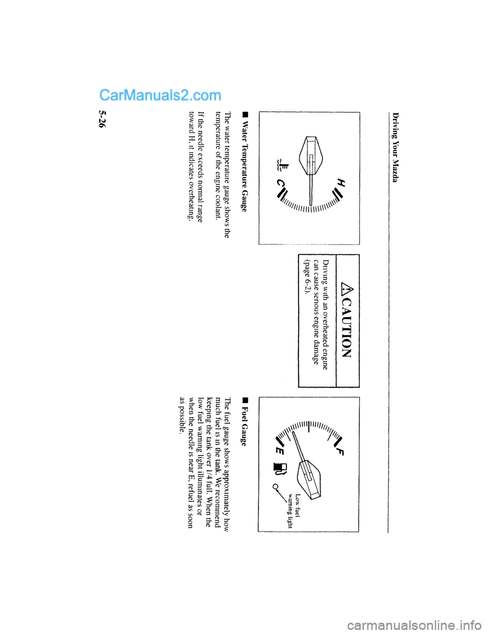 MAZDA MODEL MILLENIA 2001  Owners Manual (in English) 
