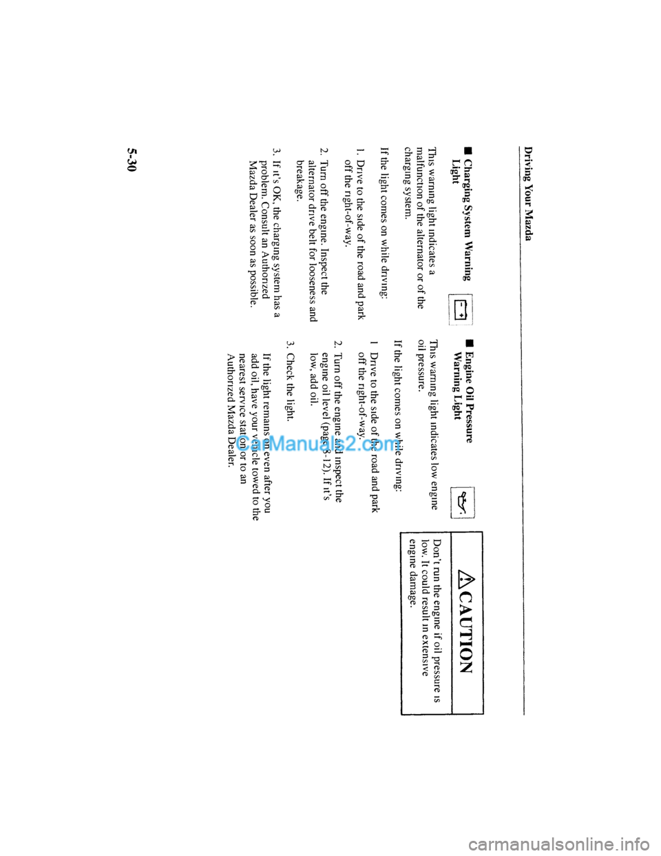 MAZDA MODEL MILLENIA 2001  Owners Manual (in English) 