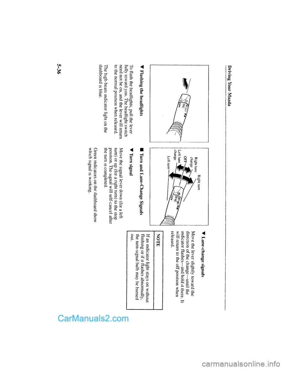 MAZDA MODEL MILLENIA 2001  Owners Manual (in English) 