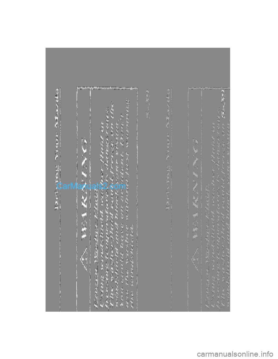 MAZDA MODEL MILLENIA 2001  Owners Manual (in English) 