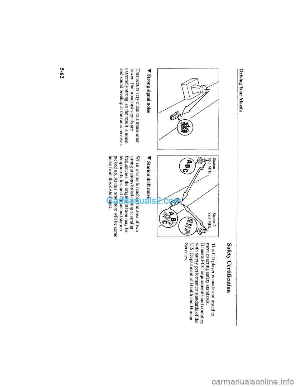 MAZDA MODEL MILLENIA 2001  Owners Manual (in English) 