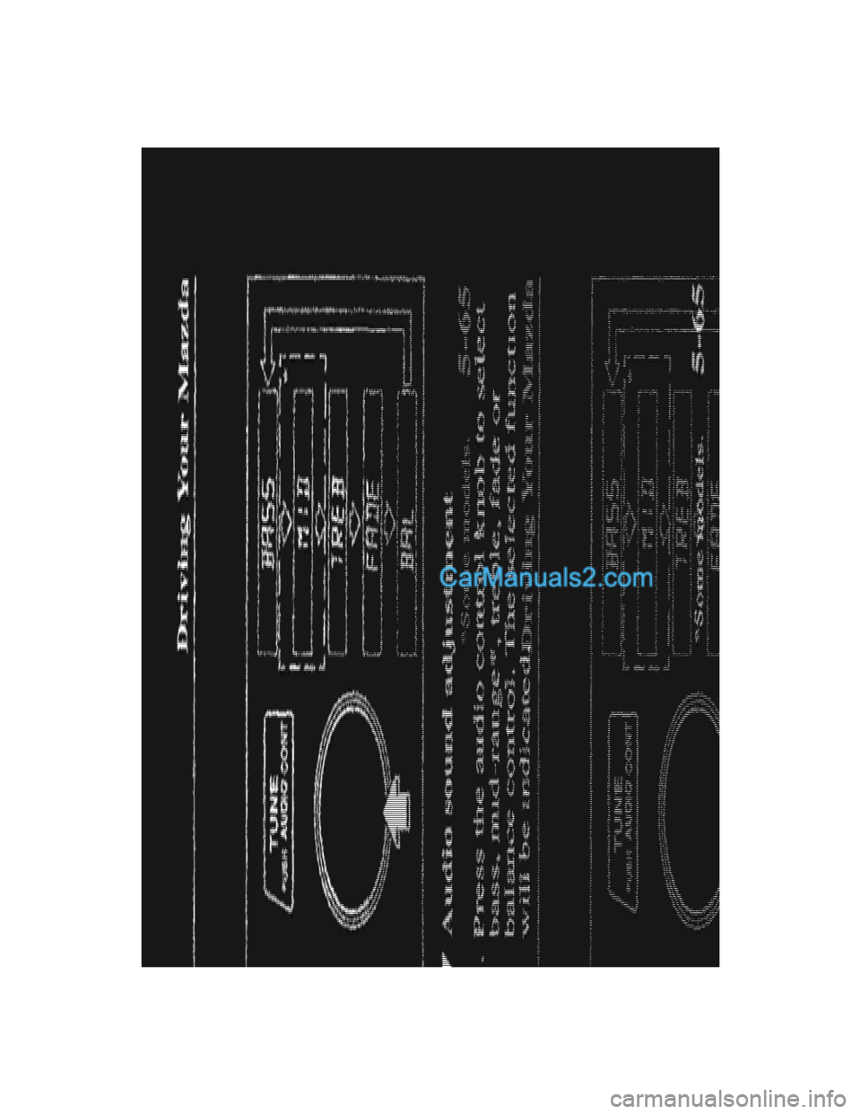 MAZDA MODEL MILLENIA 2001  Owners Manual (in English) 