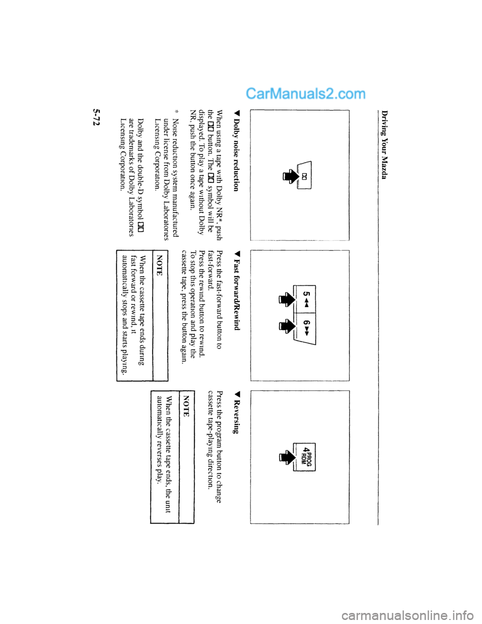 MAZDA MODEL MILLENIA 2001  Owners Manual (in English) 