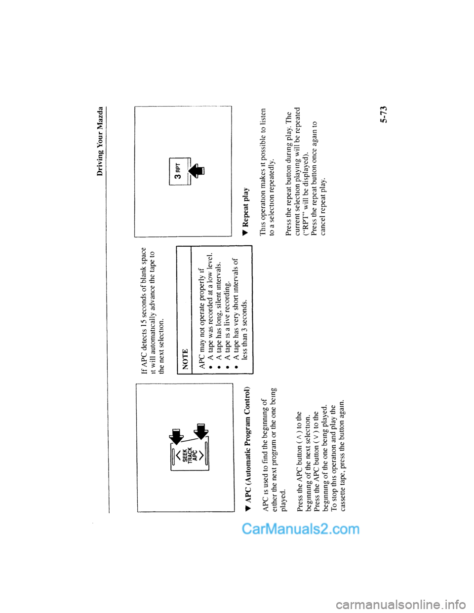 MAZDA MODEL MILLENIA 2001  Owners Manual (in English) 