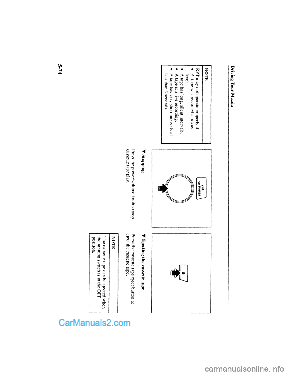 MAZDA MODEL MILLENIA 2001  Owners Manual (in English) 