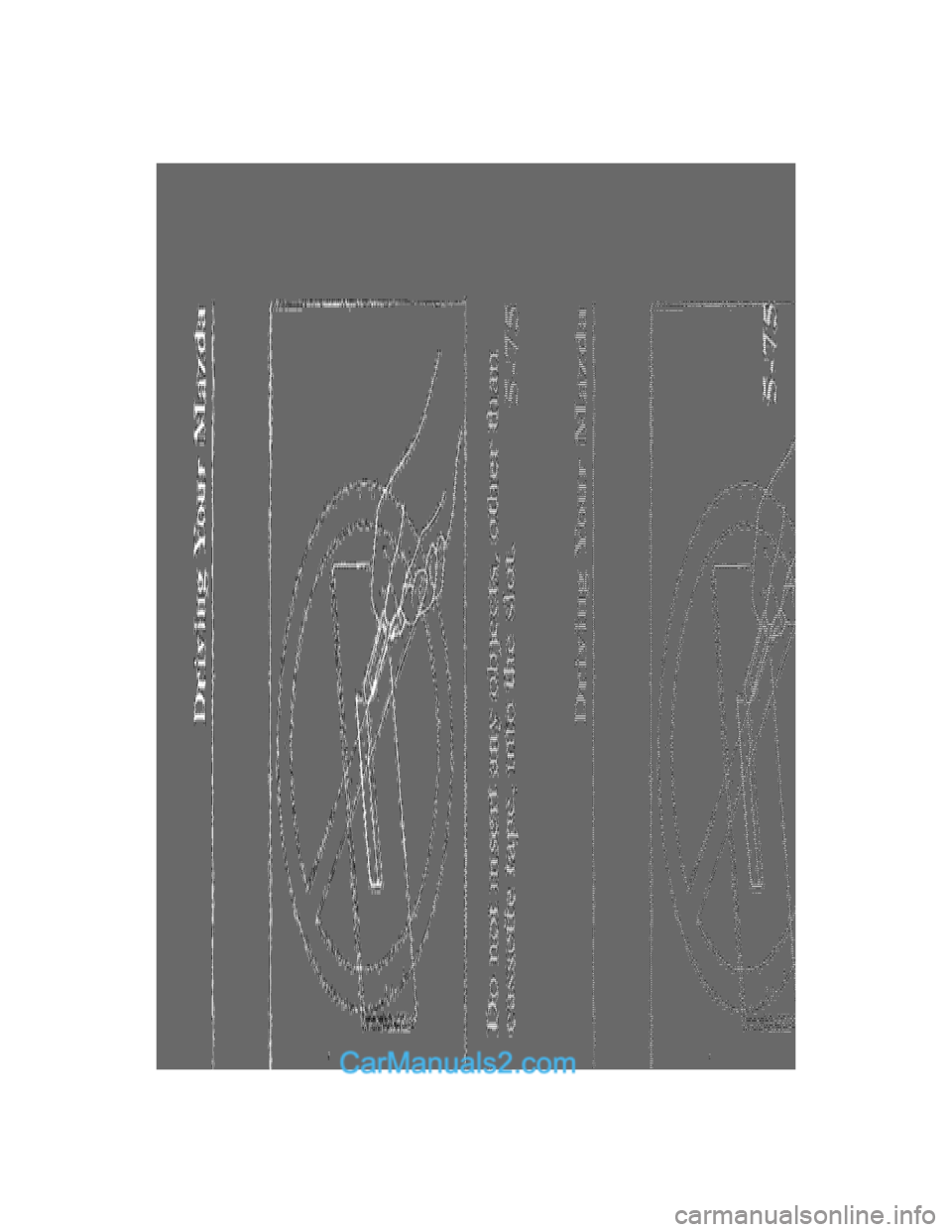 MAZDA MODEL MILLENIA 2001  Owners Manual (in English) 