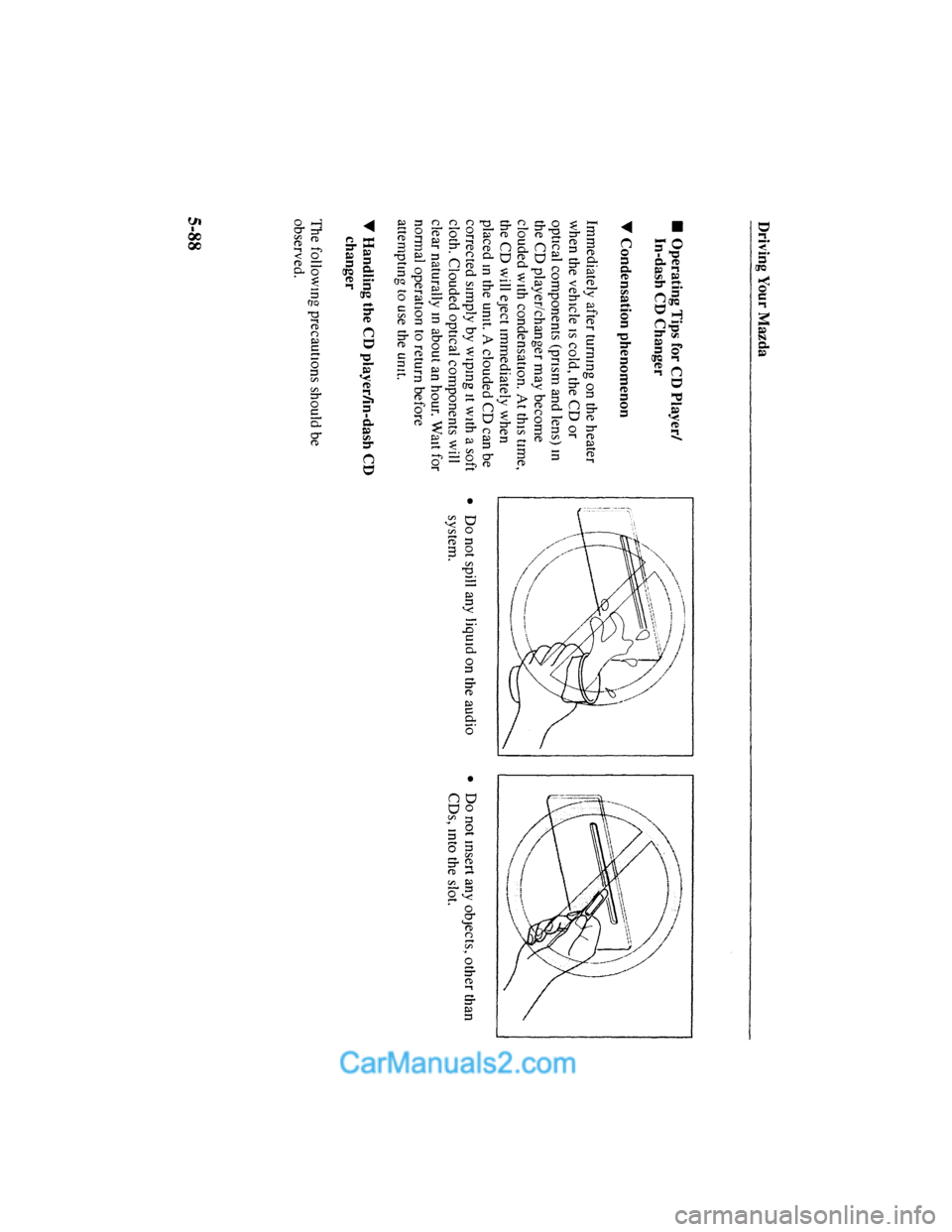 MAZDA MODEL MILLENIA 2001  Owners Manual (in English) 