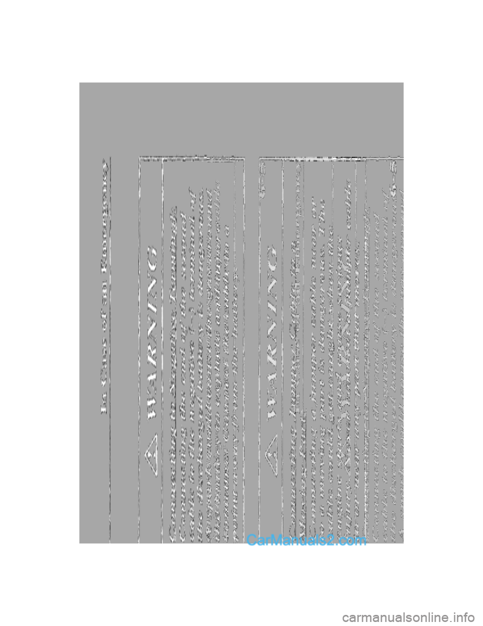MAZDA MODEL MILLENIA 2001  Owners Manual (in English) 