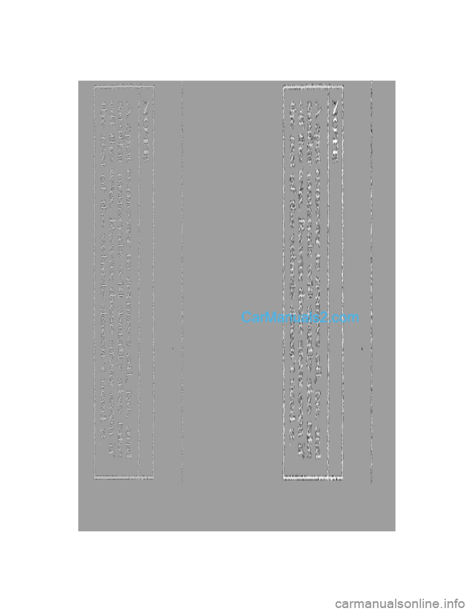 MAZDA MODEL MILLENIA 2001  Owners Manual (in English) 