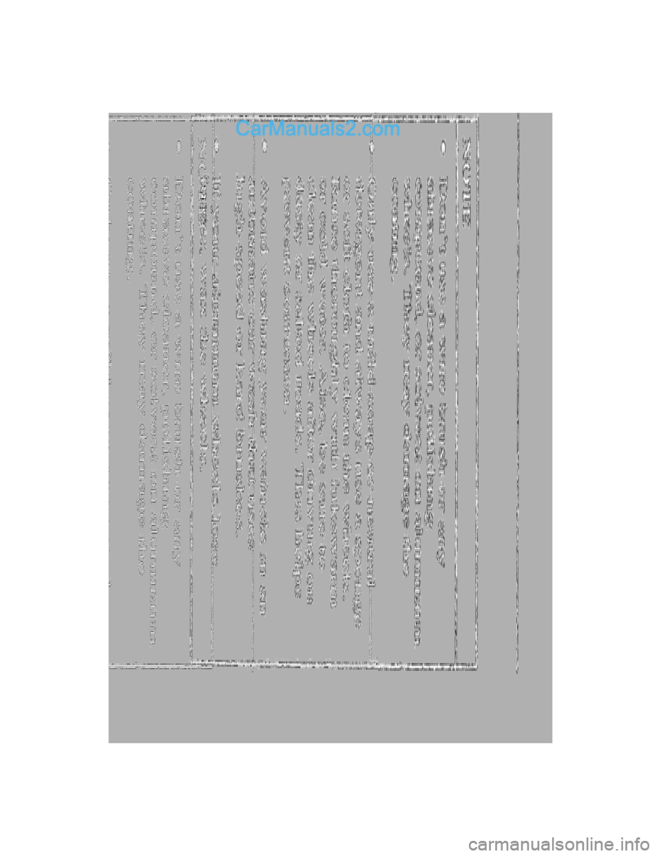 MAZDA MODEL MILLENIA 2001  Owners Manual (in English) 