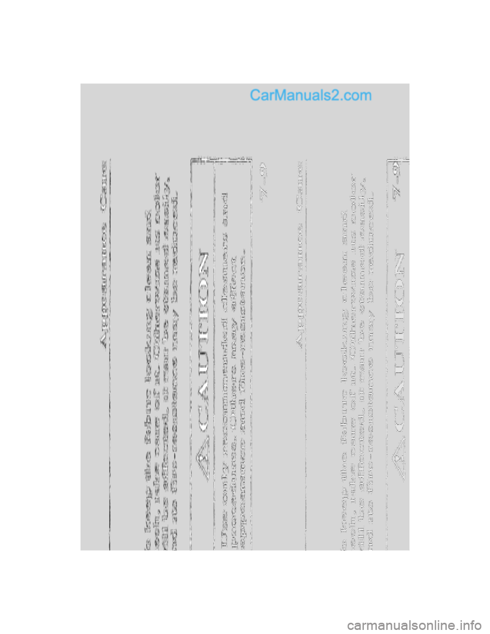 MAZDA MODEL MILLENIA 2001  Owners Manual (in English) 