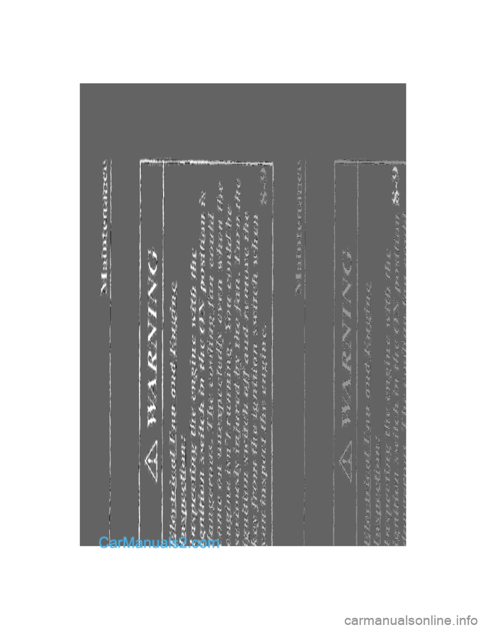 MAZDA MODEL MILLENIA 2001  Owners Manual (in English) 