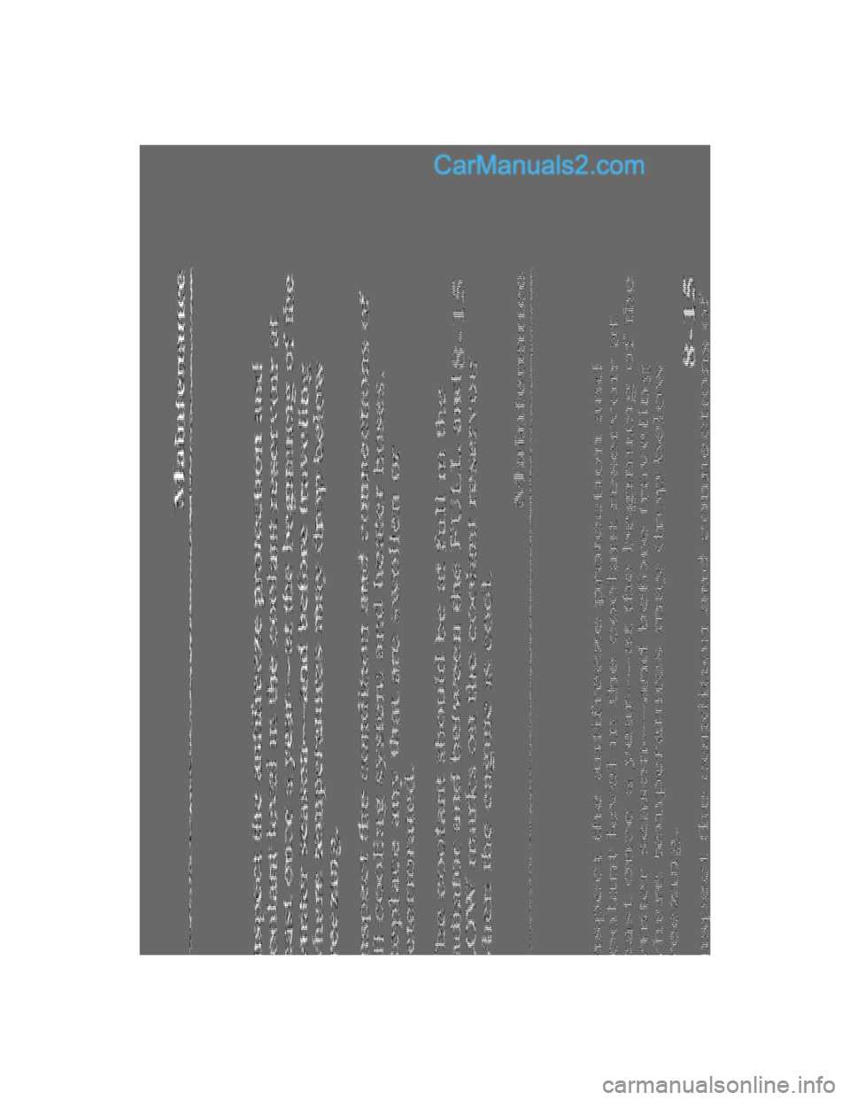 MAZDA MODEL MILLENIA 2001  Owners Manual (in English) 