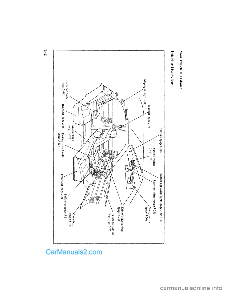 MAZDA MODEL MILLENIA 2001  Owners Manual (in English) 