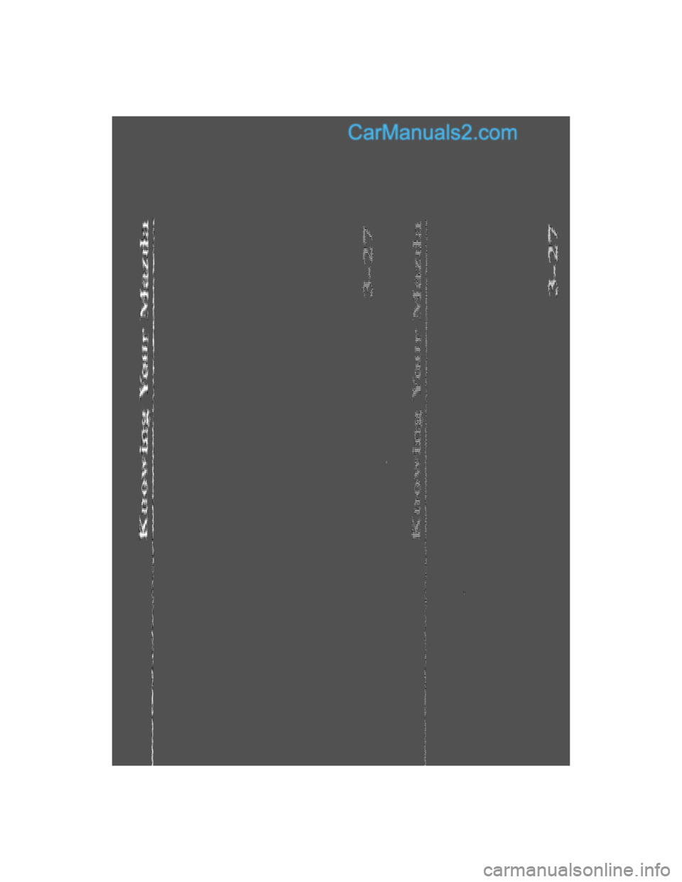 MAZDA MODEL MILLENIA 2001  Owners Manual (in English) 
