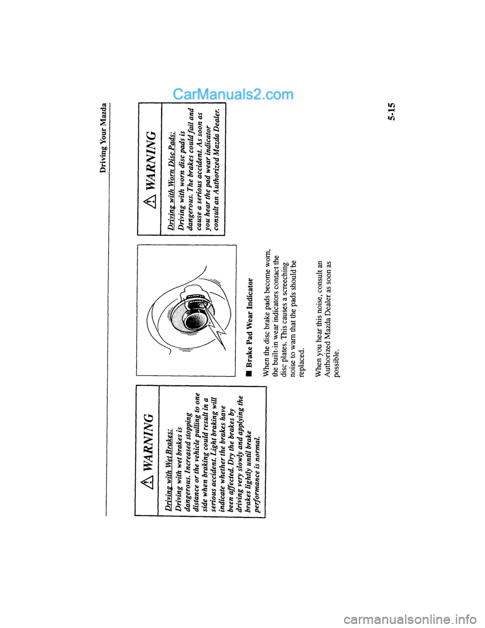 MAZDA MODEL MILLENIA 2000  Owners Manual (in English) 