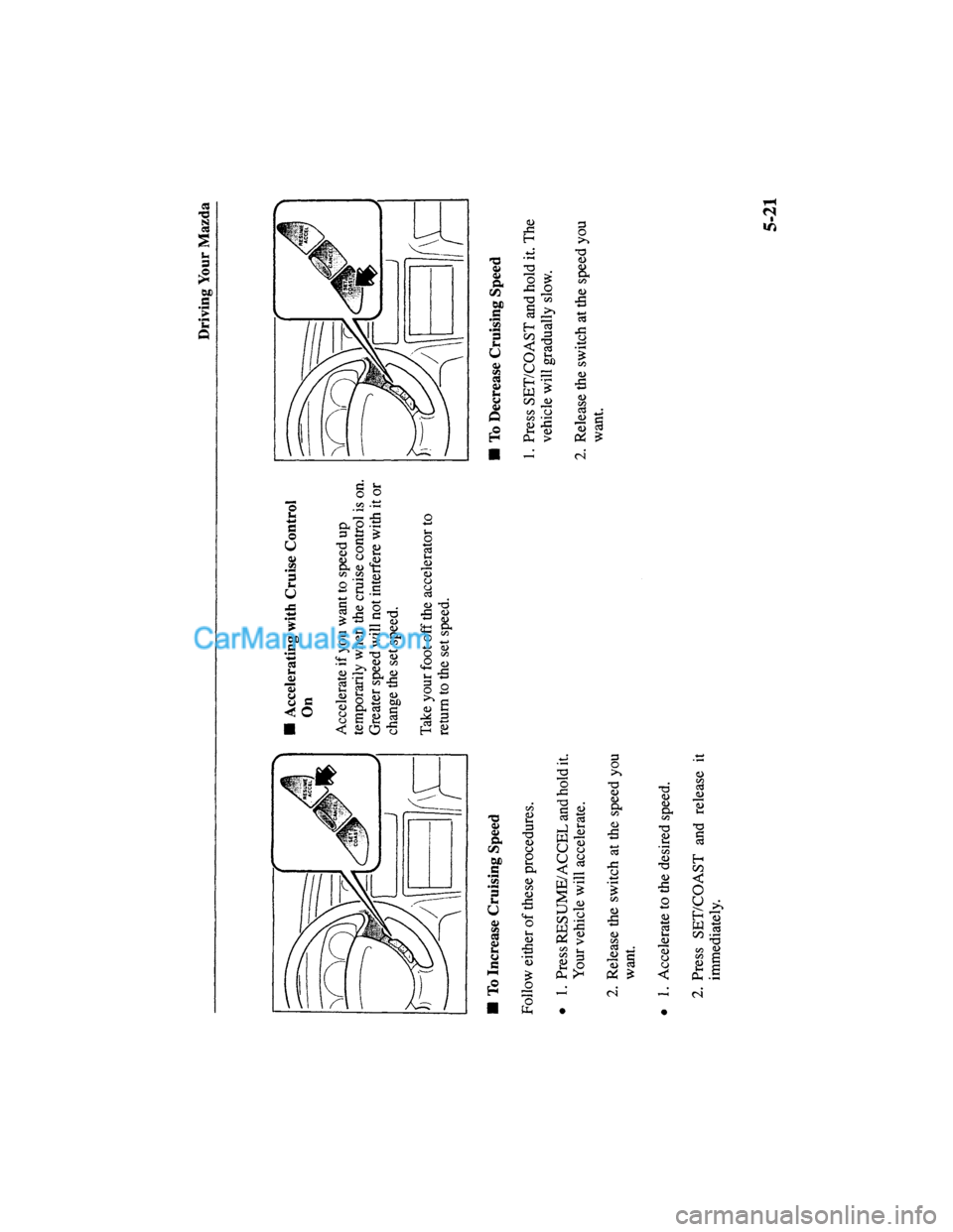 MAZDA MODEL MILLENIA 2000  Owners Manual (in English) 
