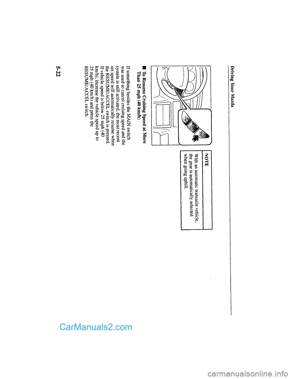MAZDA MODEL MILLENIA 2000  Owners Manual (in English) 