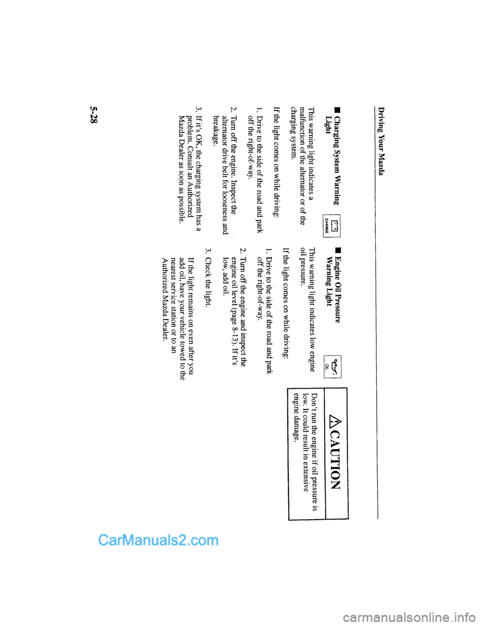MAZDA MODEL MILLENIA 2000  Owners Manual (in English) 