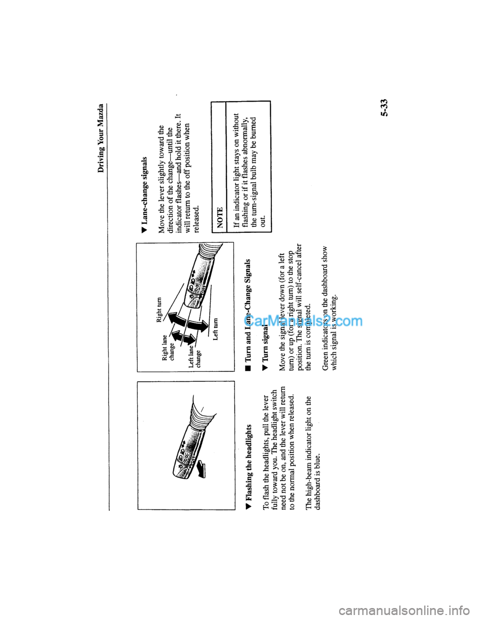 MAZDA MODEL MILLENIA 2000  Owners Manual (in English) 