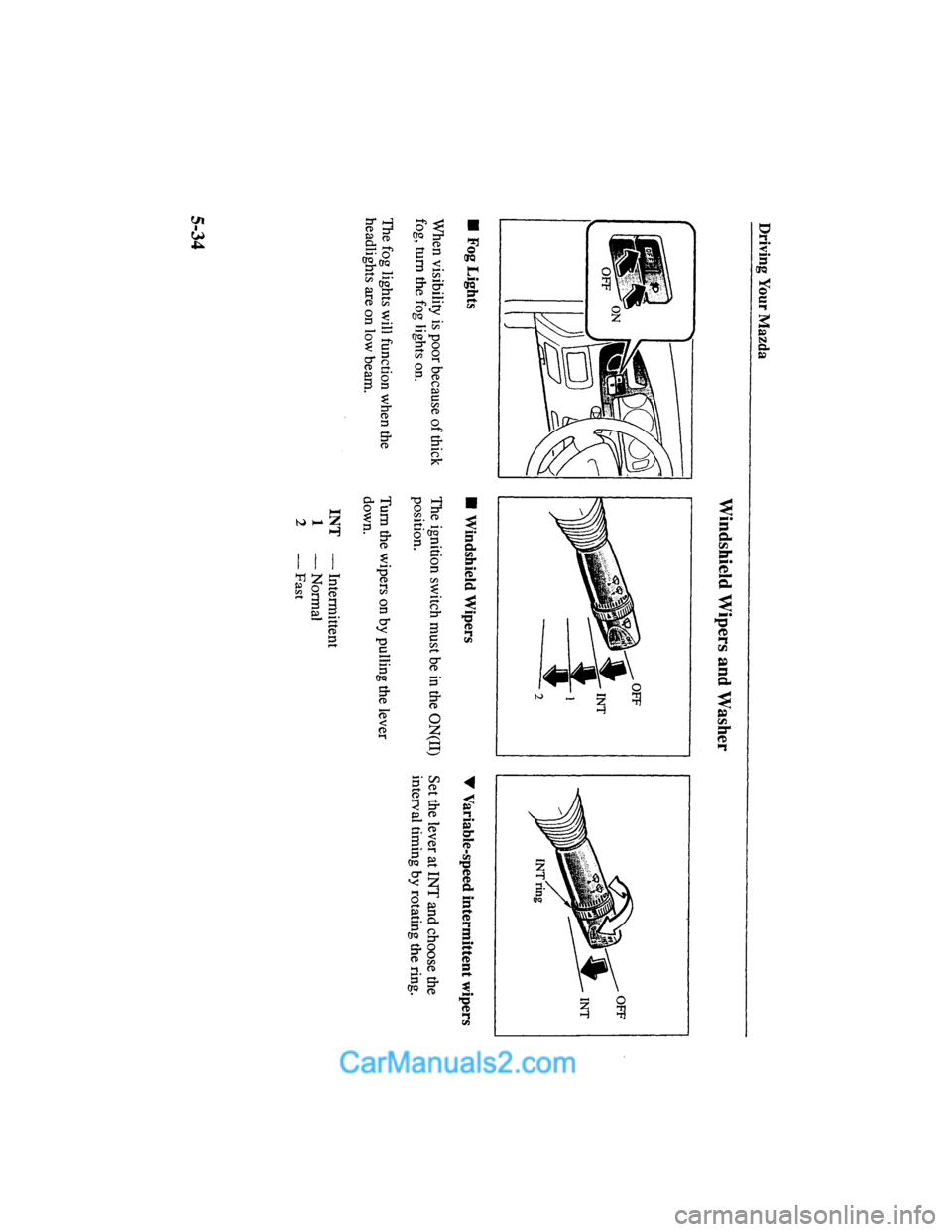 MAZDA MODEL MILLENIA 2000  Owners Manual (in English) 