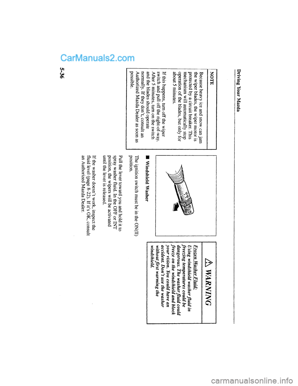MAZDA MODEL MILLENIA 2000  Owners Manual (in English) 