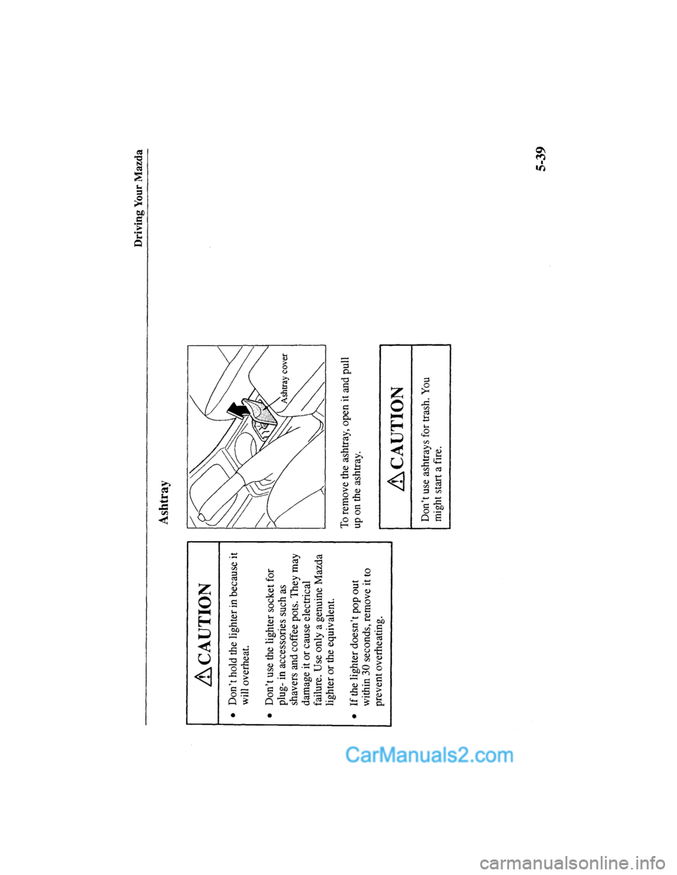 MAZDA MODEL MILLENIA 2000  Owners Manual (in English) 