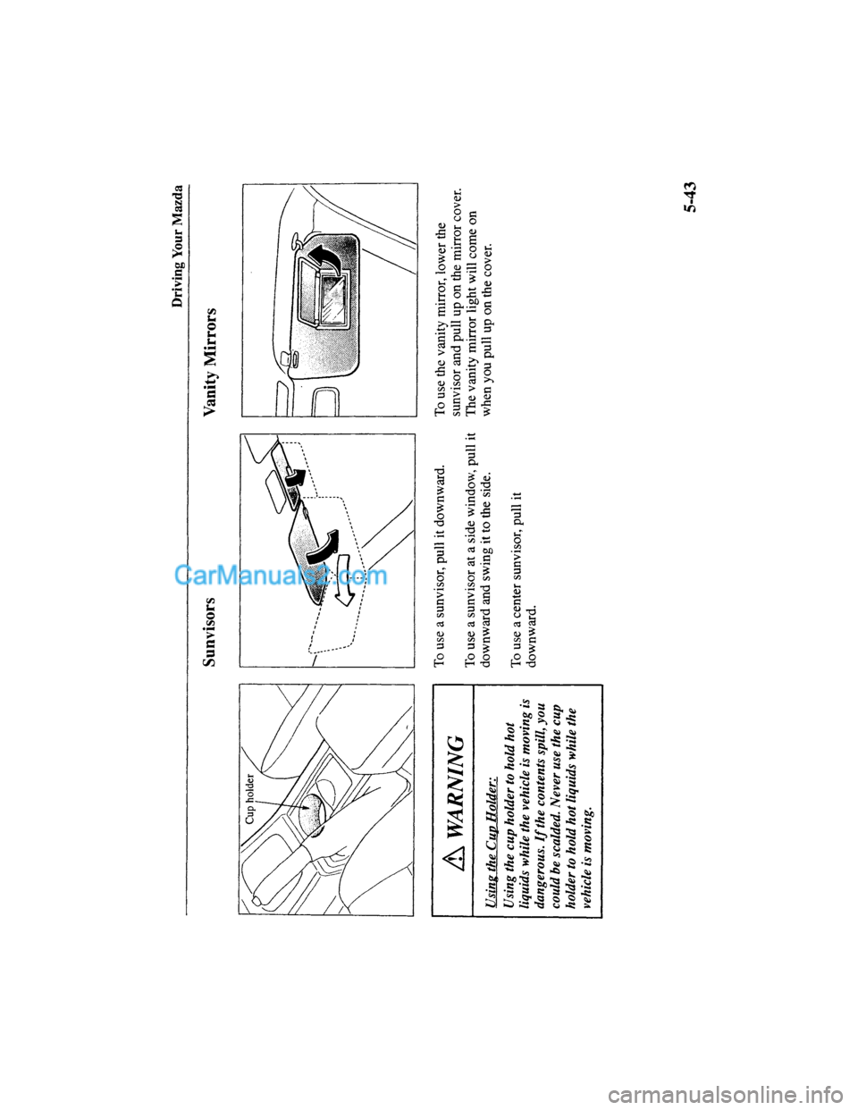 MAZDA MODEL MILLENIA 2000  Owners Manual (in English) 