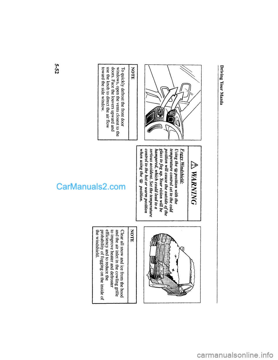 MAZDA MODEL MILLENIA 2000  Owners Manual (in English) 