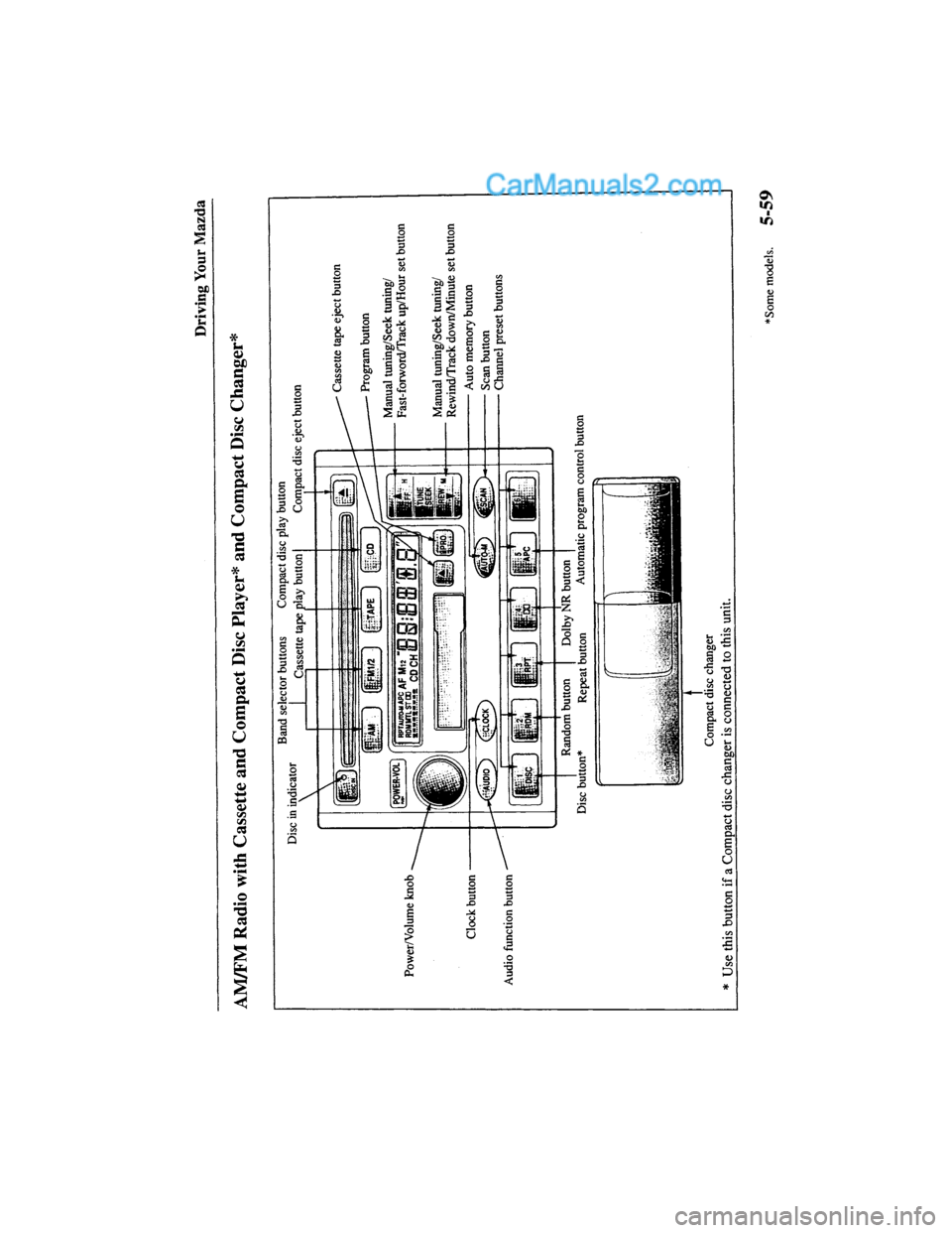 MAZDA MODEL MILLENIA 2000  Owners Manual (in English) 