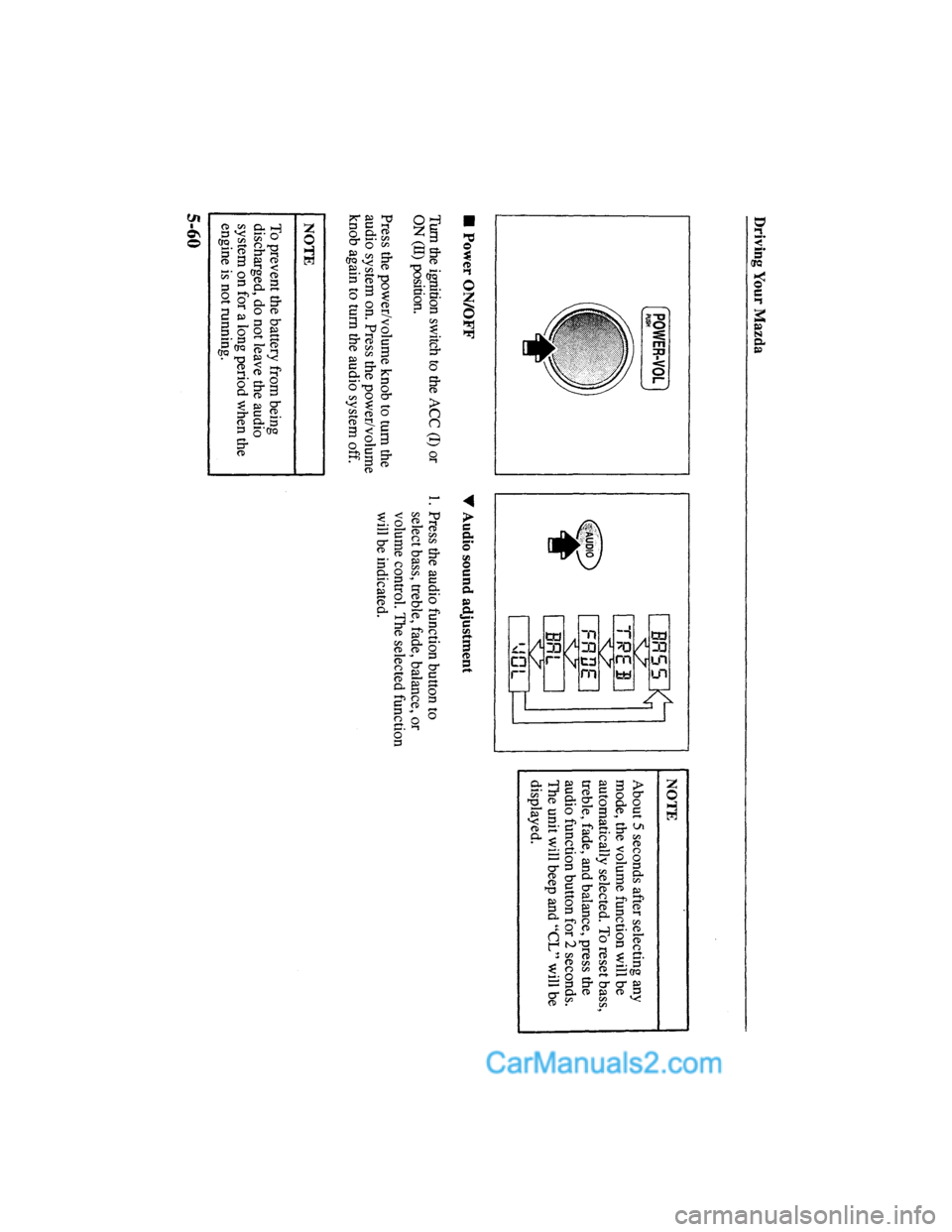 MAZDA MODEL MILLENIA 2000  Owners Manual (in English) 