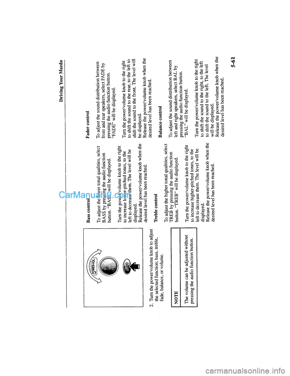 MAZDA MODEL MILLENIA 2000  Owners Manual (in English) 