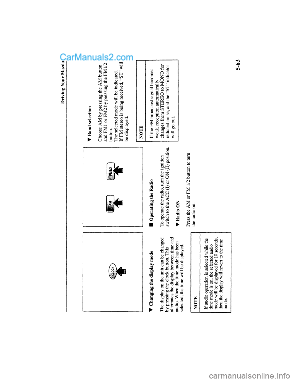 MAZDA MODEL MILLENIA 2000  Owners Manual (in English) 