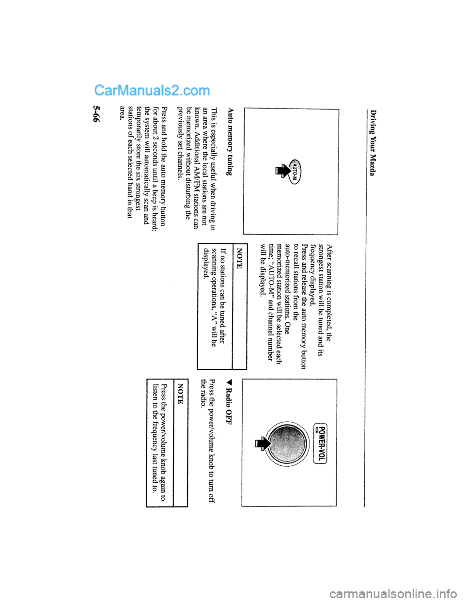 MAZDA MODEL MILLENIA 2000  Owners Manual (in English) 