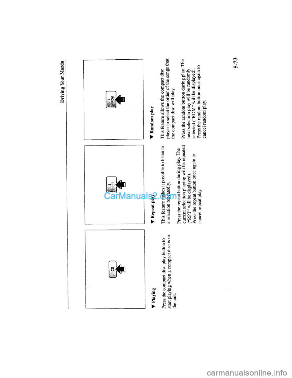 MAZDA MODEL MILLENIA 2000  Owners Manual (in English) 