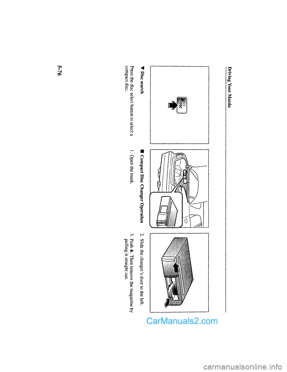 MAZDA MODEL MILLENIA 2000  Owners Manual (in English) 