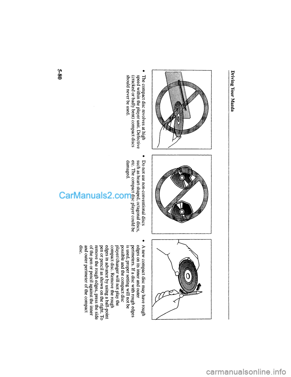 MAZDA MODEL MILLENIA 2000  Owners Manual (in English) 