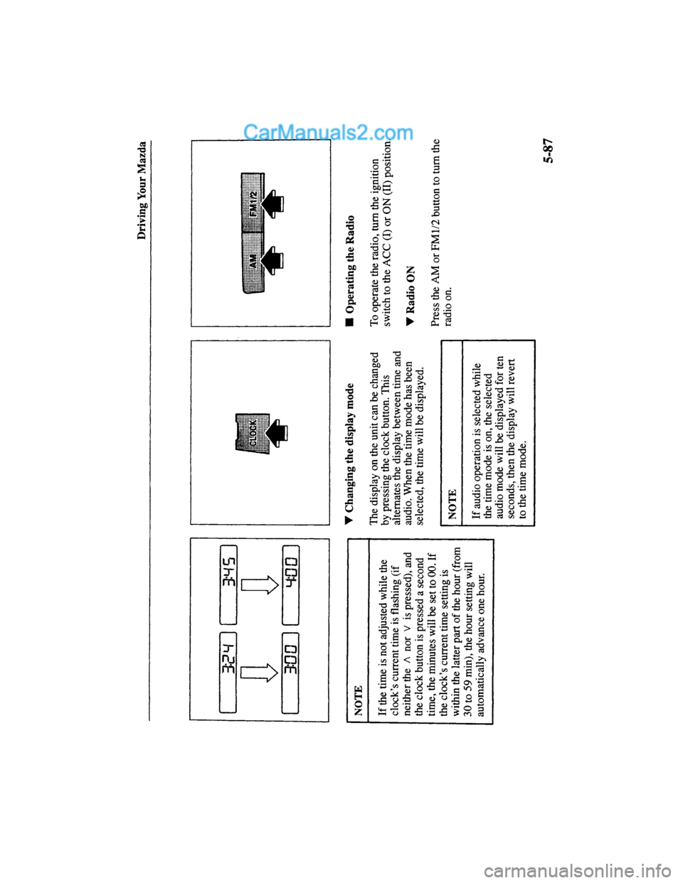 MAZDA MODEL MILLENIA 2000  Owners Manual (in English) 
