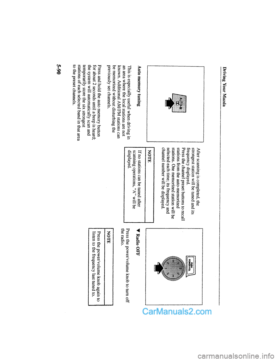 MAZDA MODEL MILLENIA 2000  Owners Manual (in English) 