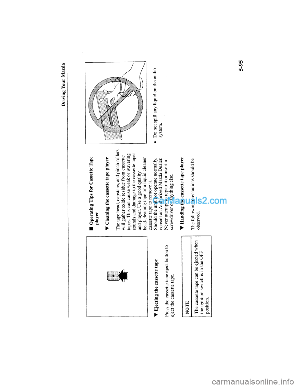 MAZDA MODEL MILLENIA 2000  Owners Manual (in English) 