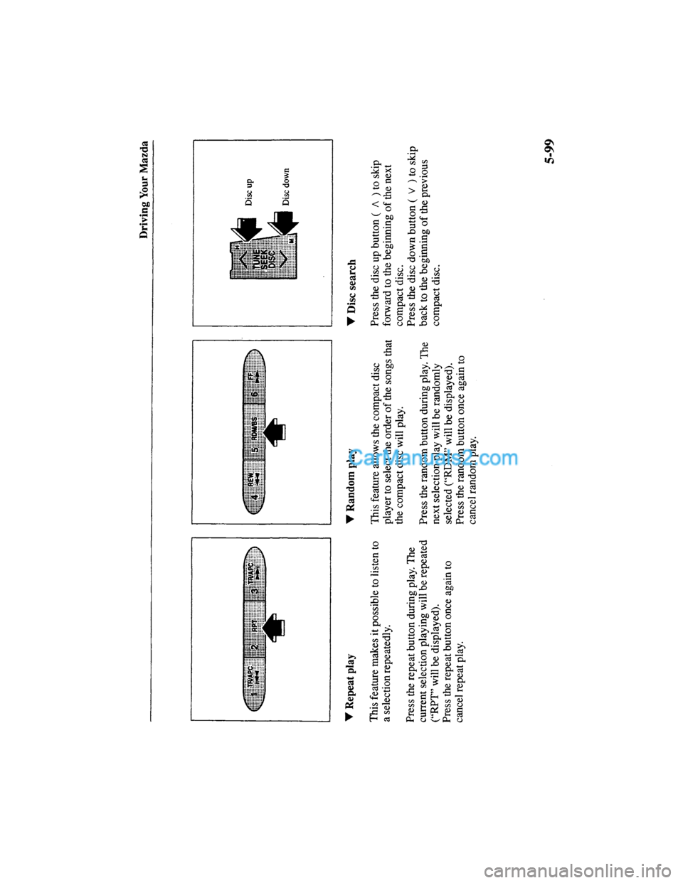 MAZDA MODEL MILLENIA 2000  Owners Manual (in English) 