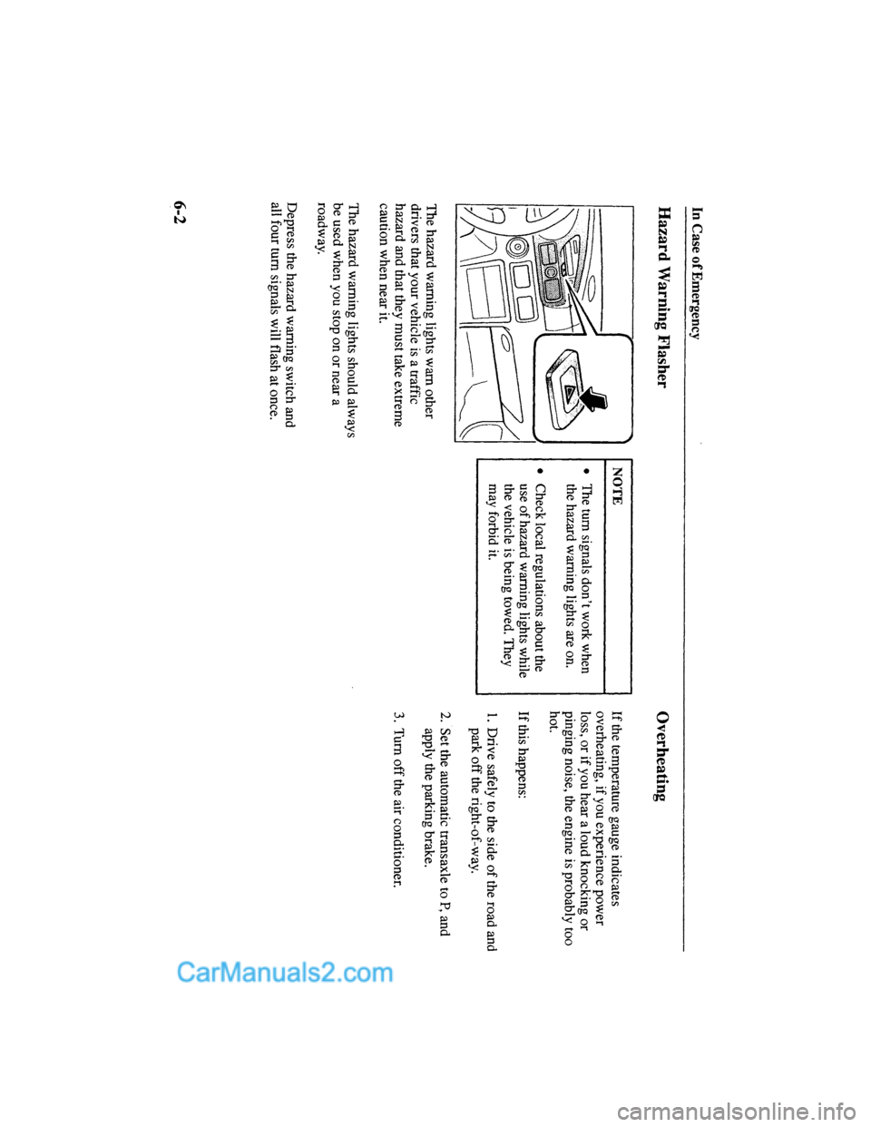 MAZDA MODEL MILLENIA 2000  Owners Manual (in English) 