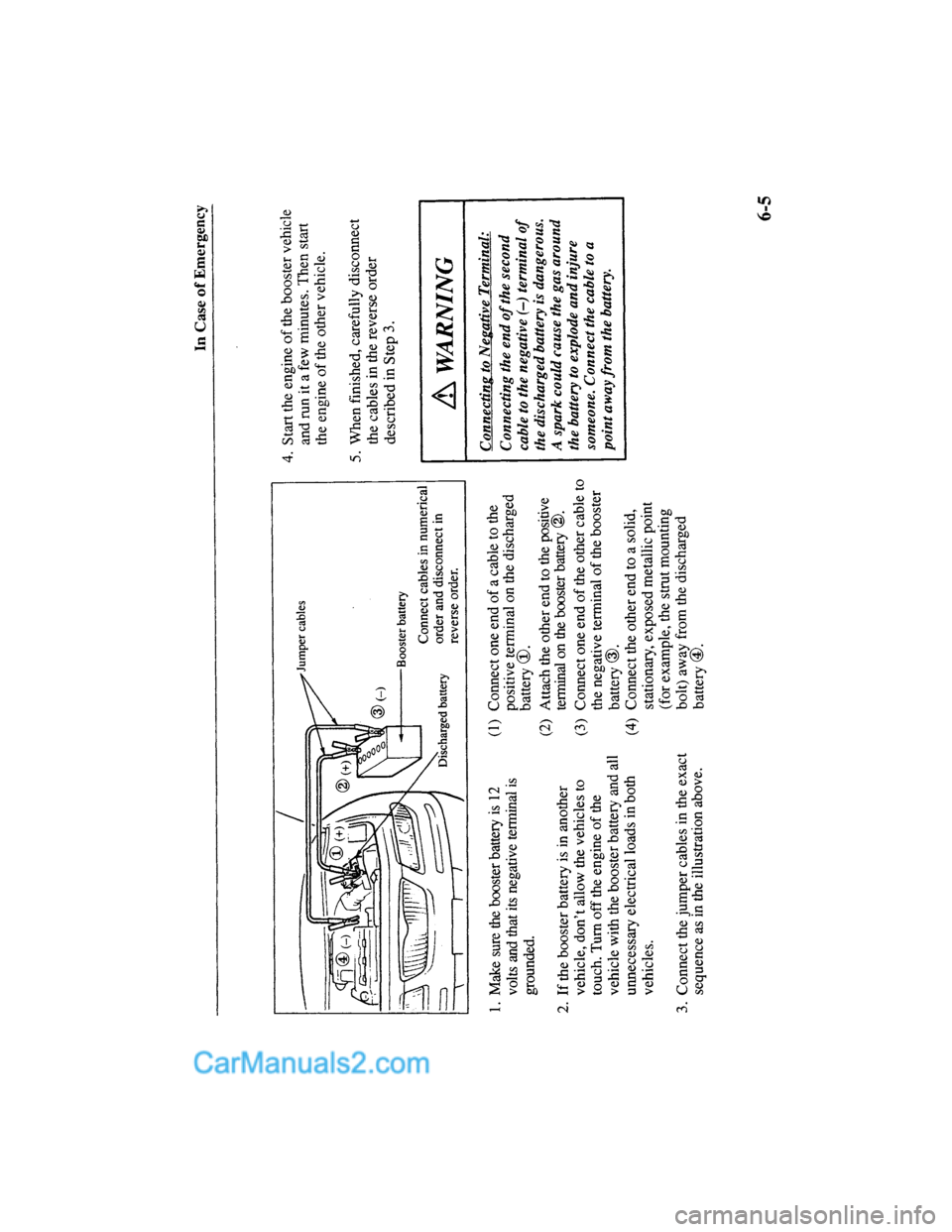 MAZDA MODEL MILLENIA 2000  Owners Manual (in English) 