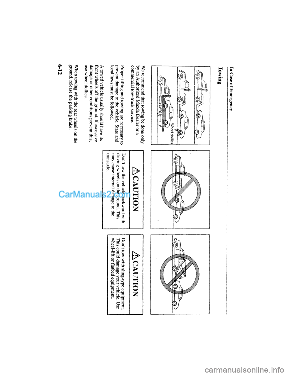MAZDA MODEL MILLENIA 2000  Owners Manual (in English) 