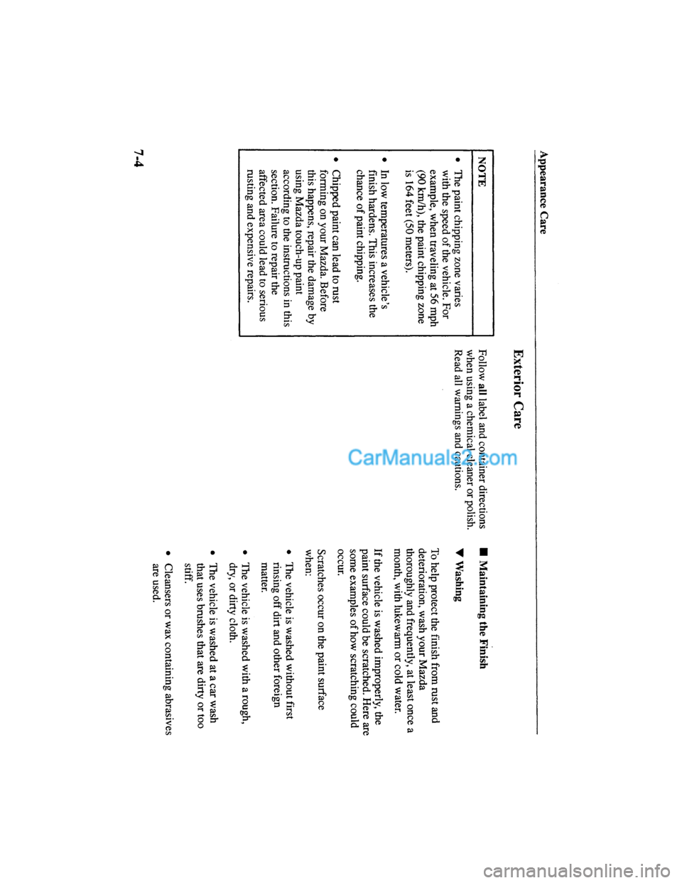 MAZDA MODEL MILLENIA 2000  Owners Manual (in English) 
