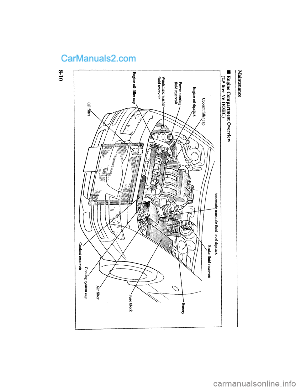MAZDA MODEL MILLENIA 2000  Owners Manual (in English) 