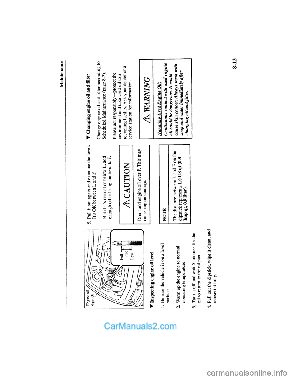 MAZDA MODEL MILLENIA 2000  Owners Manual (in English) 